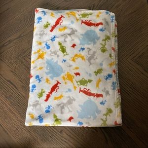 🤩Dr Seuss Plush Baby Blanket